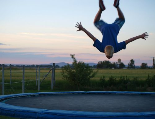 Fit durch Trampolin